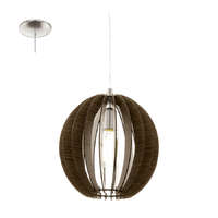 EGLO EGLO 94635 Függeszték E27 1x60W barna 30cm Cossano