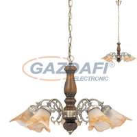 RÁBALUX RÁBALUX 7095 Rustic3 5 ágú csillár E14 5x40W bronz-dió 230V