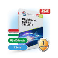 Bitdefender Bitdefender Mobile Security for Android 1 eszközre, 1 évre
