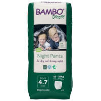 BAMBO BAMBO Dreamy Night Pants eldobható pelenkázó nadrág fiúk 4-7 éves korig (15-35 kg) 10 db