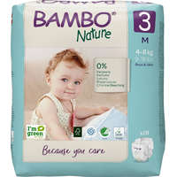 BAMBO BAMBO Nature eldobható pelenkák 3 M (4-8 kg) 28 db