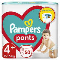 PAMPERS PAMPERS Active Baby-Dry Pants eldobható pelenkanadrág 4+ (9-15 kg) 50 db - JUMBO PACK