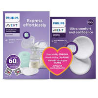 PHILIPS AVENT Philips AVENT Elektromos mellszívó Essential SCD323/20+Ajándék