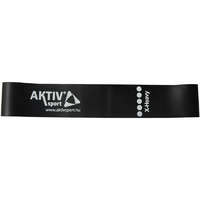 Aktivsport Mini band erősítő szalag 30 cm Aktivsport extra erős fekete