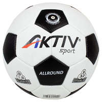 Aktivsport Futball labda Aktivsport ALLROUND fehér-fekete méret: 3