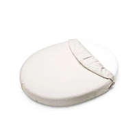 PETITEMARS PETITE&MARS Vízhatlan lepedő ovális kiságyakhoz Soft Dream Oval 84x50 White