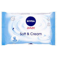 NIVEA NIVEA Baby Soft & Cream (63 db) - nedves törlőkendők