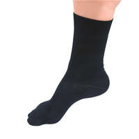 Vivamax "Silver Socks Long" ezüstszálas zokni fekete (35-38)