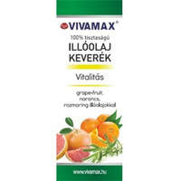 Vivamax Vitalitás illóolaj keverék: grape-fruit, narancs és rozmaring olajokkal (10ml)