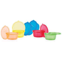 NUBY NUBY Snack tál fejadag, 300 ml, 6 m+ (6 db)