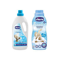 CHICCO CHICCO Gyermek mosószer Sensitive 1,5 l + Avivage konc. Édes por 750 ml