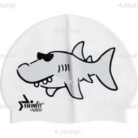 Swimfit Úszósapka Swimfit cápás fehér