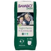Bambo Nature Bambo Dreamy Night eldobható pelenkabugyi nadrág Boy 4-7 éves korig, 10 db, 15-35 kg-ig