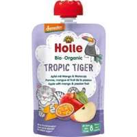 Holle HOLLE Tropic Tiger Bio gyümölcspüré alma, mangó és maracuja, 100 g (8 m+)