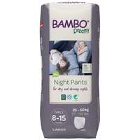 Bambo Nature Bambo Dreamy Night eldobható pelenka bugyi nadrág Girl 8-15 éves korig, 10 db, 35-50 kg-ig