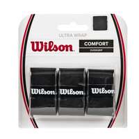 Aktívsport Teniszütő grip Wilson Ultra Wrap 3 db fekete