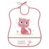 Canpol CANPOL BABIES Puha műanyag előke Cute Animals macska