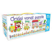 Dohány Toys ABC és számok Óriási vonat puzzle