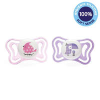 CHICCO CHICCO Physio Light szilikon cumi lány - madárka/tukan 2 db, 2-6 m+