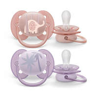 PHILIPS AVENT Philips AVENT SCF091/09 Játszócumi Ultrasoft Premium Állat 0-6hó lányos, 2 db