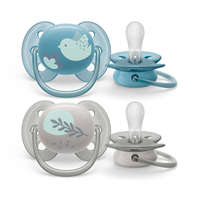 PHILIPS AVENT Philips AVENT SCF091/15 Játszócumi Ultrasoft Premium Állat 6-18hó fiús, 2 db