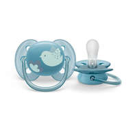 PHILIPS AVENT Philips AVENT SCF092/04 Játszócumi Ultrasoft Premium 6-18hó kék, 1 db