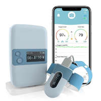 Babytone Baby O2 S2 légzésfigyelő zokni, by Viatom, zöld