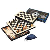 Philos Backgammon - sakk - dáma készlet 41x20,5cm