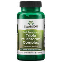 Swanson Swanson Triple Mushroom Complex 60 kapszula Maitake, Reishi, Shiitake