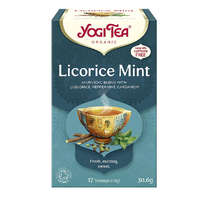 BIO Édesgyökér tea mentával 17x1,8g Yogi Licorice Mint