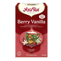 BIO Bogyós gyümölcsös tea vaníliával 17x2g Yogi Berry Vanilla