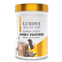 Luxoya Luxoya Super Tasty Whey Protein Dupla csokoládé ízű 450g