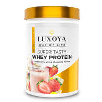 Luxoya Luxoya Super Tasty Whey Protein Eper-fehér csokoládé íz 450g