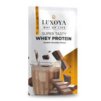 Luxoya Luxoya Super Tasty Whey Protein Dupla csokoládé ízű 30g