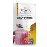 Luxoya Luxoya Super Tasty Whey Protein Vanília-erdei gyümölcs ízű 30g minta