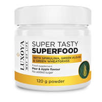 Luxoya Luxoya Super Tasty Superfood Spirulinát és Zöld Búzafüvet tartalmazó italpor 120 g