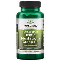 Swanson Swanson Triple Mushroom Complex 60 kapszula Maitake, Reishi, Shiitake gyógygomba
