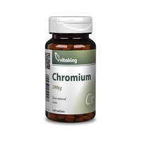 Vitaking Vitaking Króm pikolinát 25mg Chromium 100 tabletta