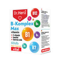 Dr. Herz Dr. Herz B-Komplex MAX+Inozitol+C-vitamin+Szerves Cink 60 kapszula