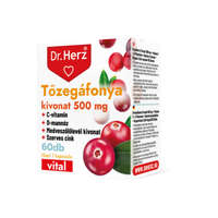 Dr. Herz Dr. Herz Tőzegáfonya vörösáfonya kivonat 500 mg 60 db kapszula