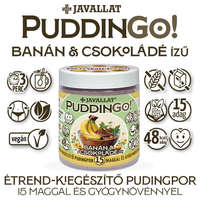 Javallat PuddinGo!® Banán és csokoládé ízű étrend-kiegészítő pudingpor 360g