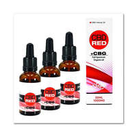 CBD RED CBD+CBG olaj 1000 mg 30 ml Full spectrum TRIO Pack CBD RED