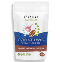 Organiqa Organiqa Bio Csokoládé-Maca Vegán Fehérje Mix 200g