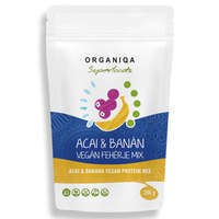 Organiqa Organiqa Bio Acai-Banán Vegán Fehérje Mix 200g