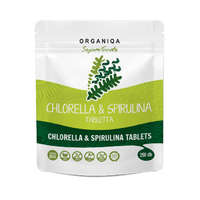 Organiqa Bio Chlorella&Spirulina 250 Tabletta Organiqa
