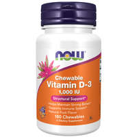 Now Foods D-3 1000 IU 180 rágótabletta D3 vitamin Now Foods