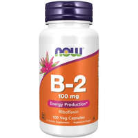 Now Foods Now Foods B-2 vitamin 100mg 100 vegán kapszula