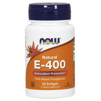 Now Foods E-vitamin 400 természetes 50 softgels Now Foods