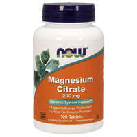 Now Foods Now Foods Magnesium citrat 200 mg 100 tabletta