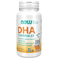 Now Foods Now Foods DHA 100 mg Kid's Omega 3 gyerek rágó halolaj 60 db